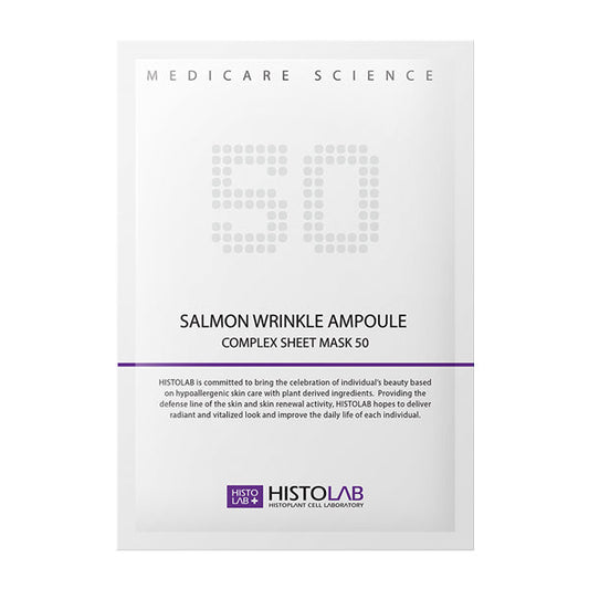 Salmon Wrinkle Ampoule Complex Sheet Mask 50 HISTOLAB